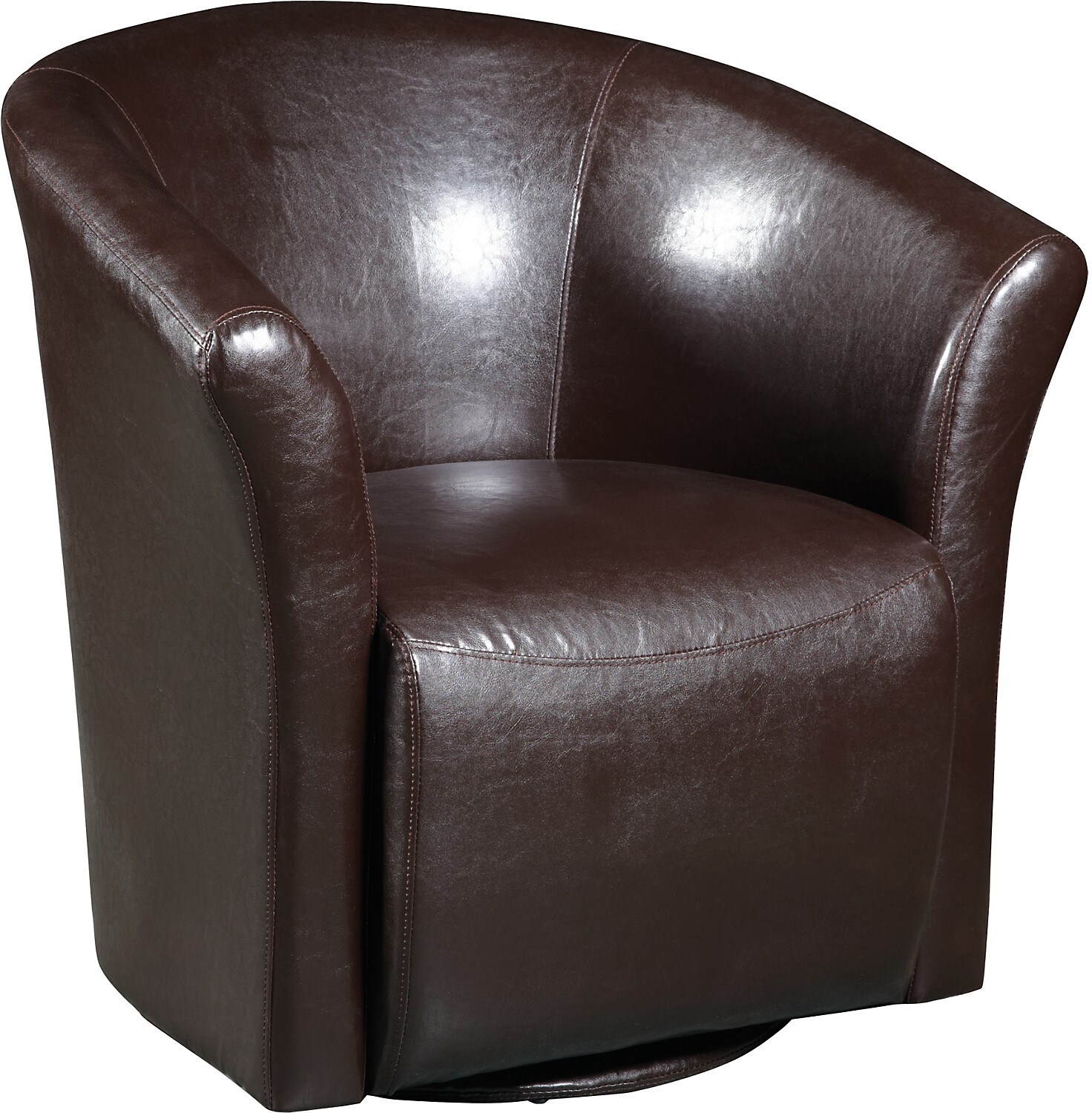 Brown Swivel Accent Chair | The Brick